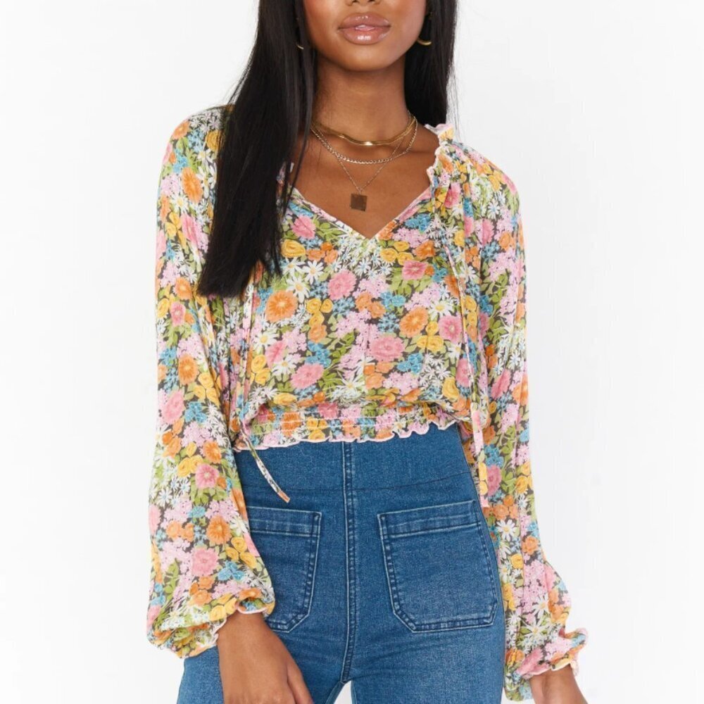 Show Me Your Mumu Margo Top in Wild Flora